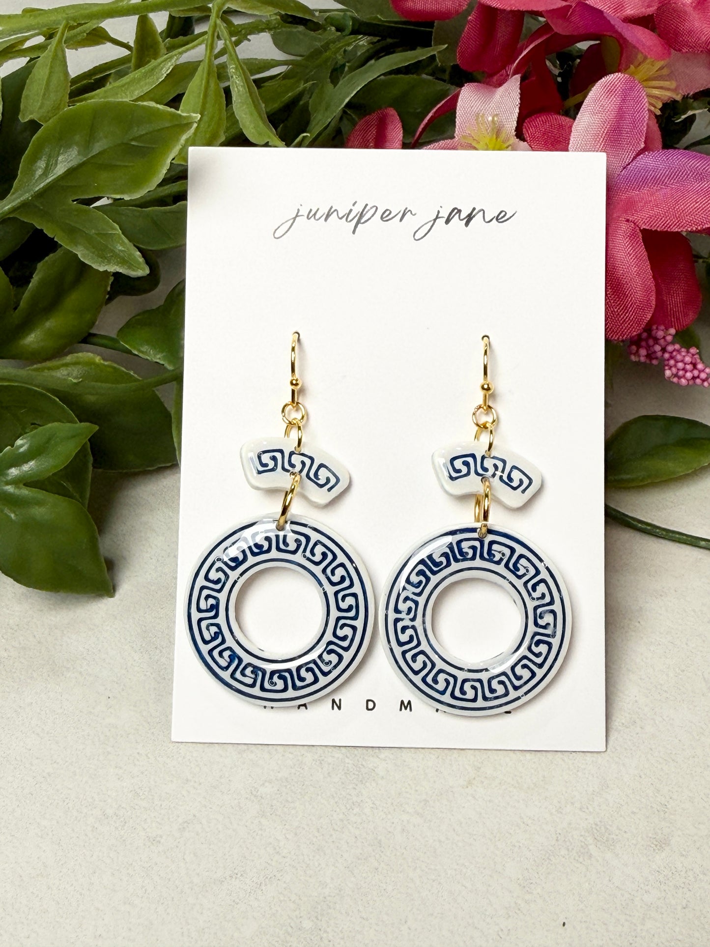 Taormina | Meander Hoop Earrings