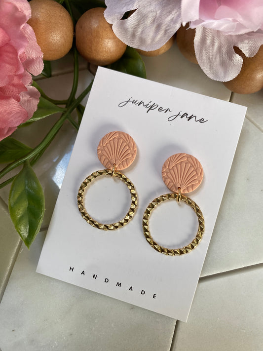 Spring Fling | Hammered Hoop Earrings