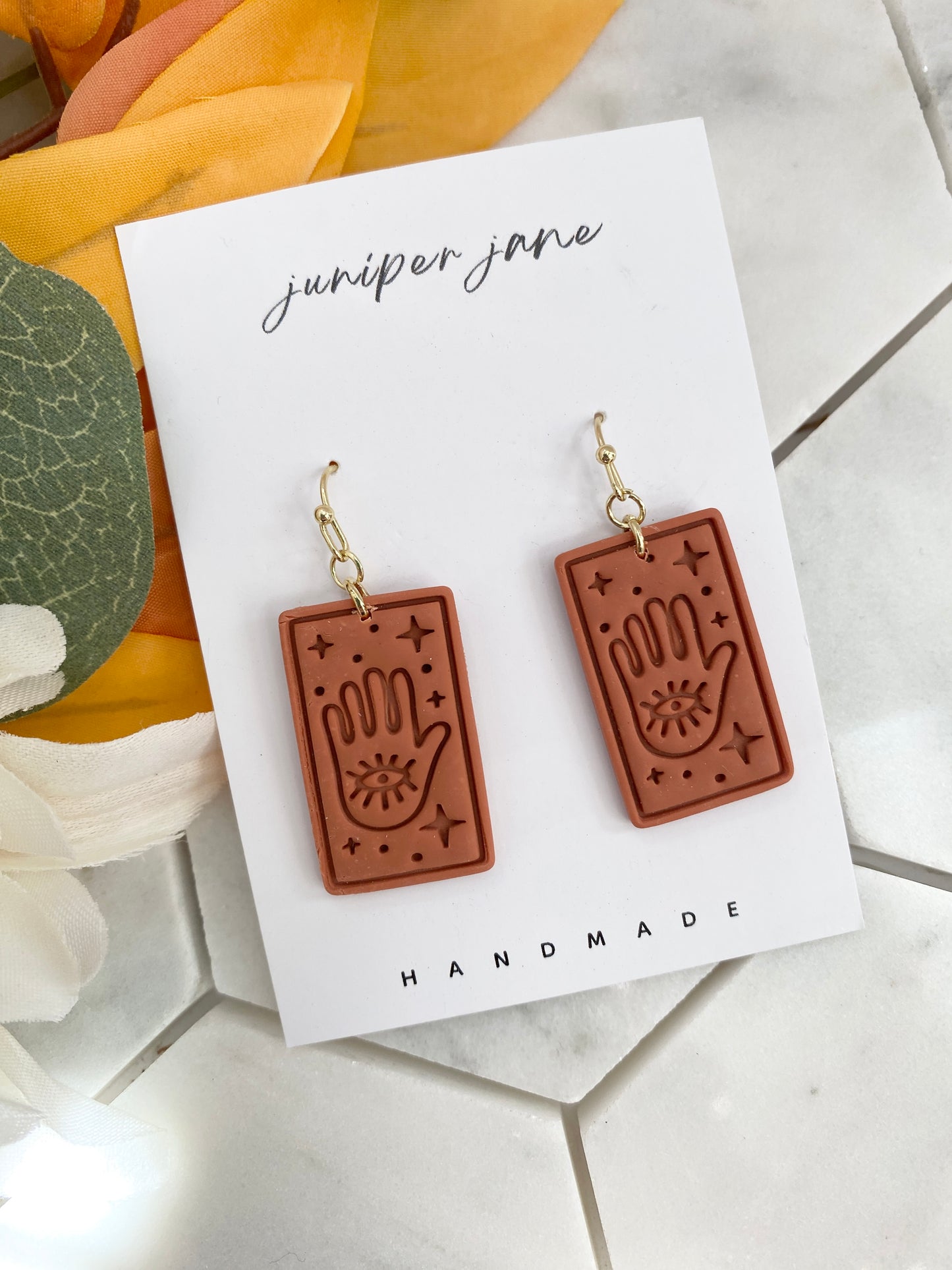 Crisp Morning | Pastel Tarot Dangle Earrings