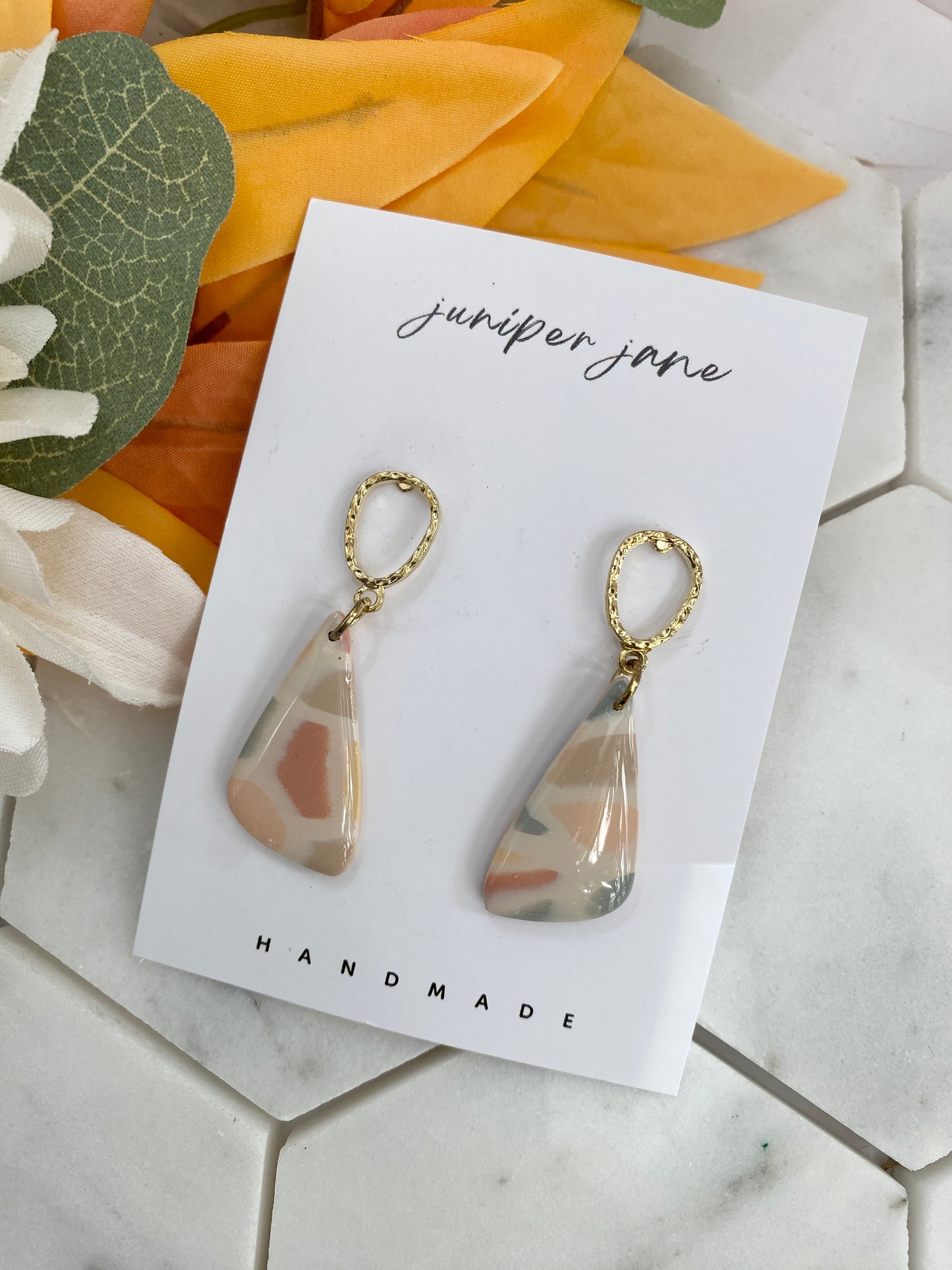 Crisp Morning | Pastel Multicolor Dangle Earrings