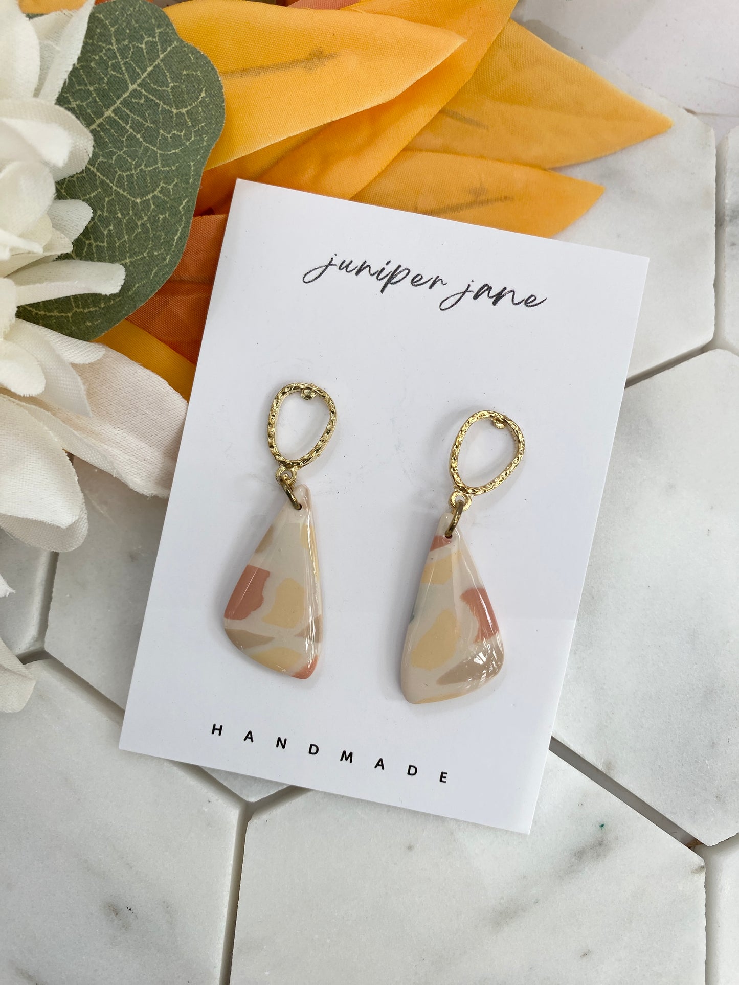 Crisp Morning | Pastel Multicolor Dangle Earrings