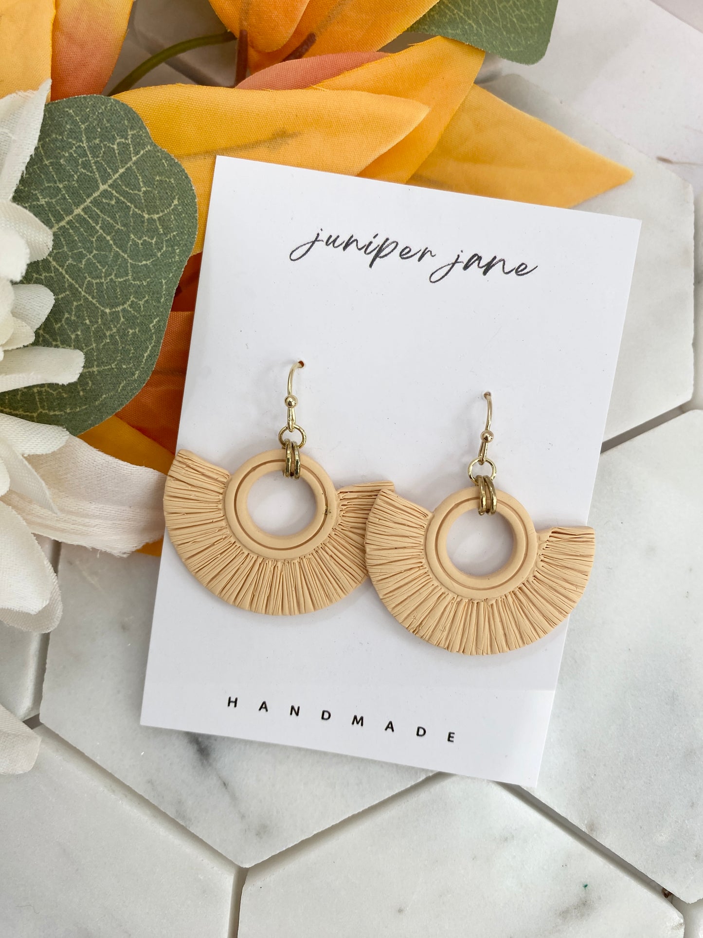 Crisp Morning | Pastel Sunrise Dangle Earrings